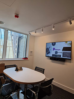 bar area and offices